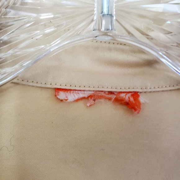 Hearts Of Palm Women's Tan Embroidered Button Down Lightweight Jacket Coat - Picture 15 of 16